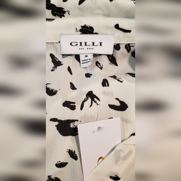 GILLI women's blouse size Medium NWT - Picture 12 of 13
